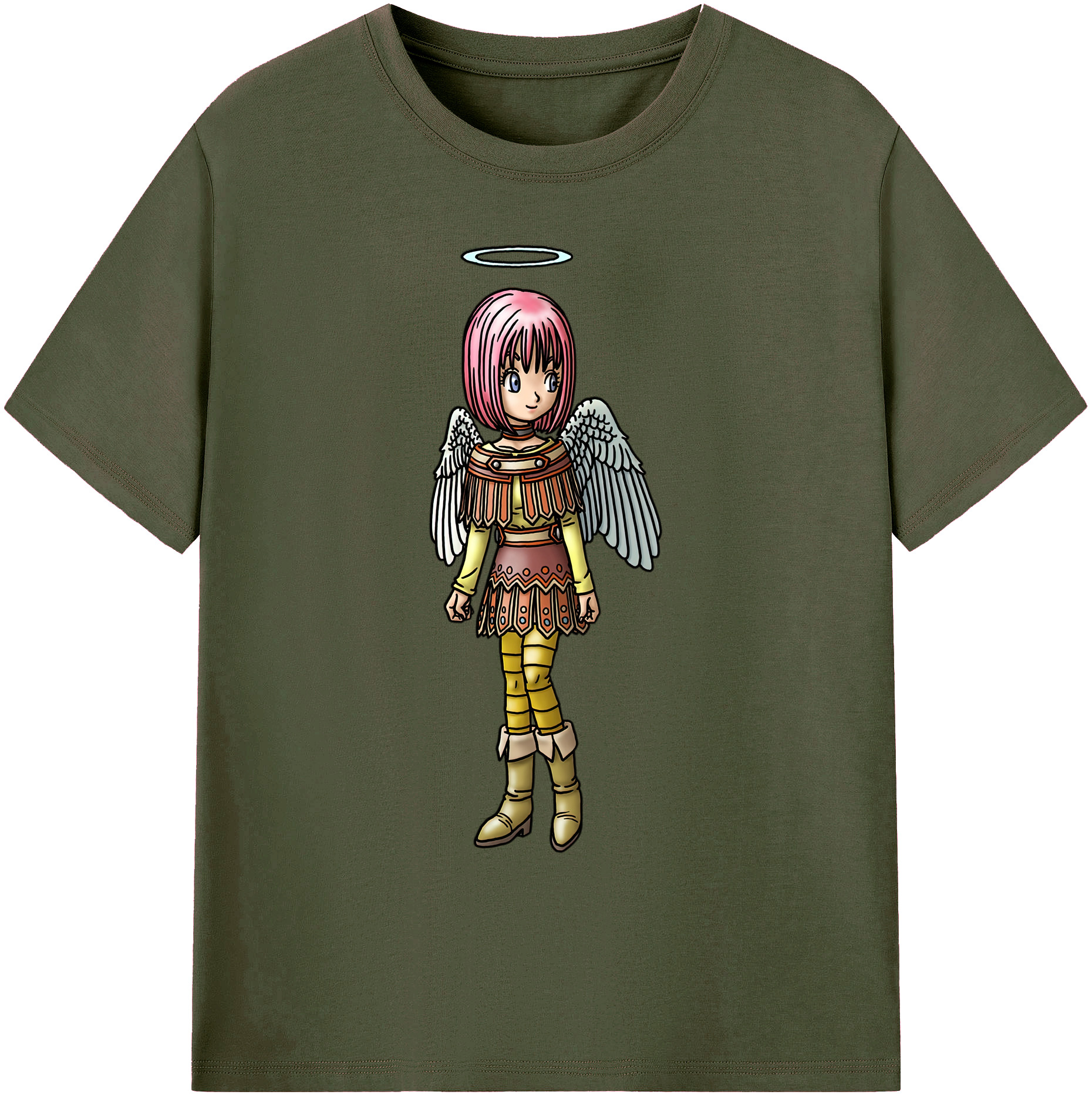 （画像用） ドラゴンクエスト Doragon Kuesuto Dragon Quest 綿100％ メンズ半袖Tシャツ｜肌触りやわらか＆通気性